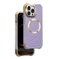 Miniatyrbillede 1 af 3: iPhone 15 Pro - MagSafe-kompatibel Circle Glam Mag Skal Lila