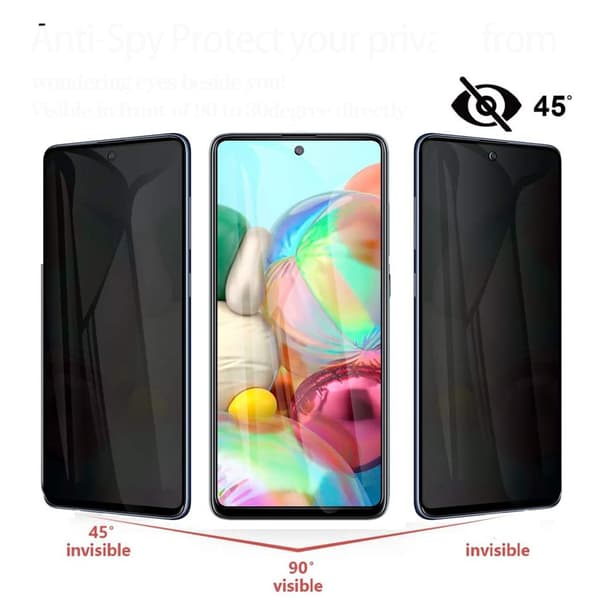 2-pack Samsung Galaxy S24 Skärmskydd Anti-Spy 3D 0,3mm