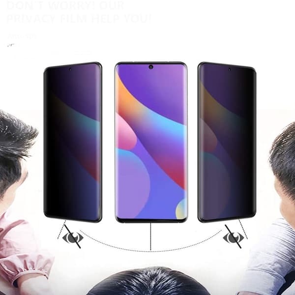 3-Pack Samsung Galaxy S24 Ultra Skärmskydd Anti-Spy 3D 0,3mm