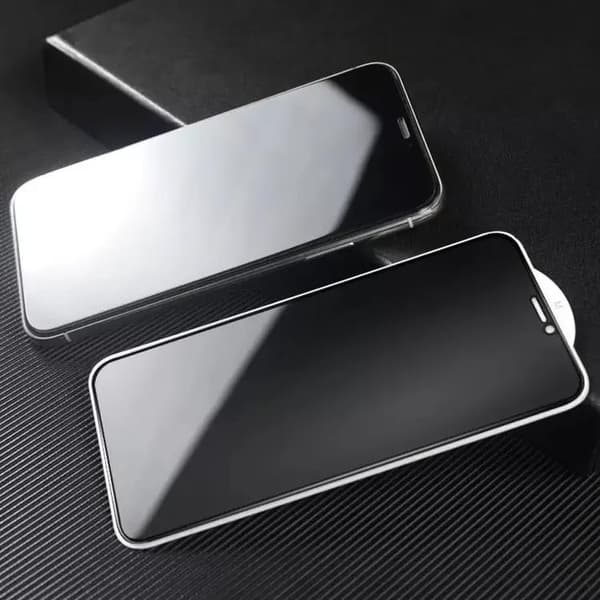 Helt täckande anti-spion privatliv screen protector 15 Pro