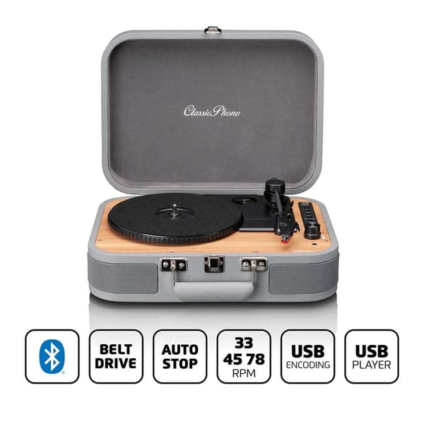 Lenco Pladespiller med Bluetooth® og USB-afspiller/optager