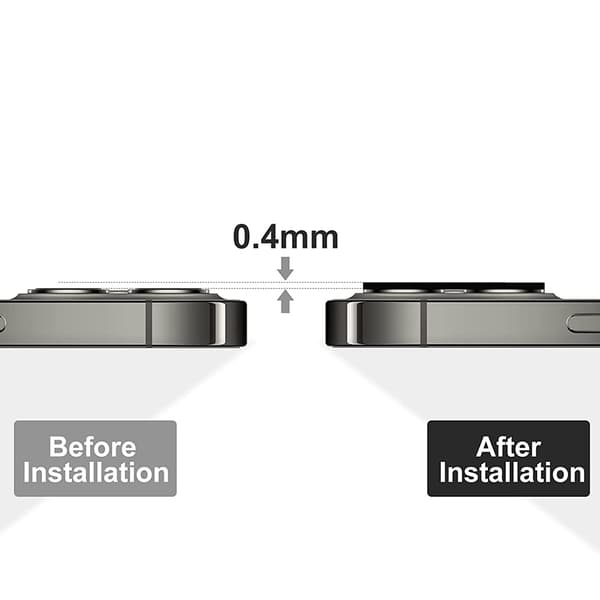 Kameralinsskydd 2.5D HD-Clear 0,4mm till iPhone 15 Plus