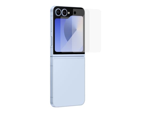 Samsung EF-UF741 - Matkapuhelimen näytönsuoja - heijastamaton - kalvo - kehyksen väri läpinäkyvä - Galaxy Z Flip6:lle