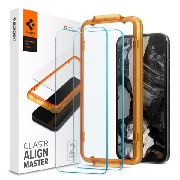 [2-Pack] Spigen Google Pixel 8 Pro Härdat Glas Skärmskydd