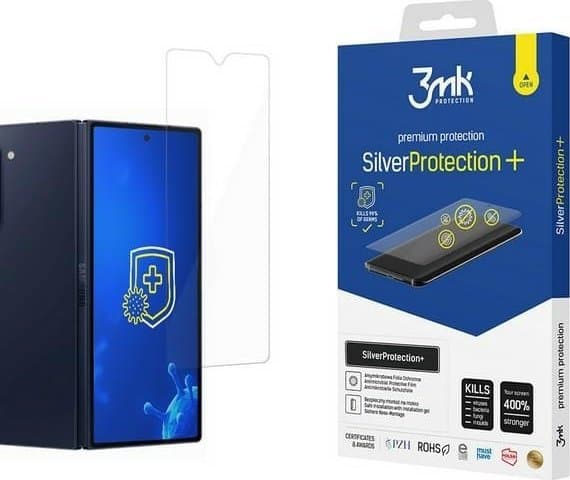 3MK SilverProtection+ Sam Z Fold 6(front) Folded Edition Antimicrobial Film Wet-mounted