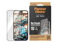 Miniatyrbilde 4 av 5: PanzerGlass Re:fresh - Skjermbeskyttelse for mobiltelefon - ultravid passform med EasyAligner - rammefarge svart - for Apple iPhone 15