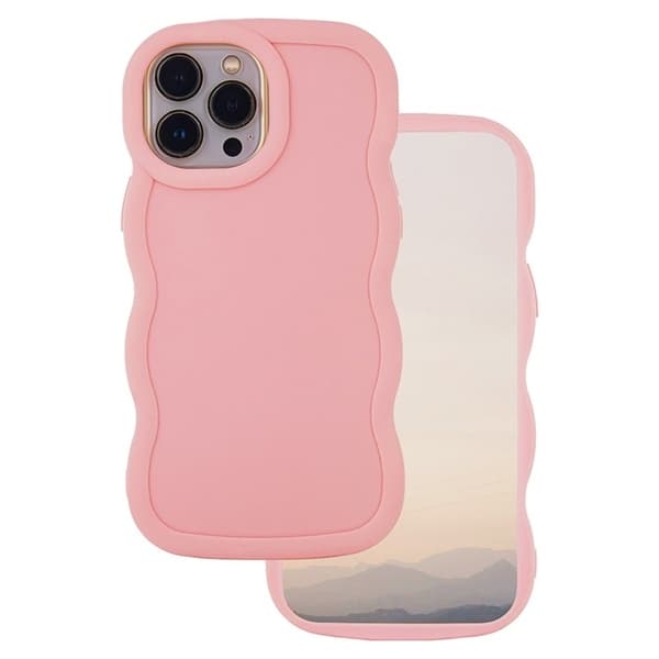 iPhone 16 Pro Max- Candy Skyddande Mjuk Ska - Rosa
