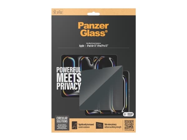 PanzerGlass ® Privacy Screen Protector iPad Air 13'''' (2024-2025) | iPad Pro 13'''' (2024) | Ultra-Wide Fit, Apple, Apple - iPad Air 13'''' (2024),