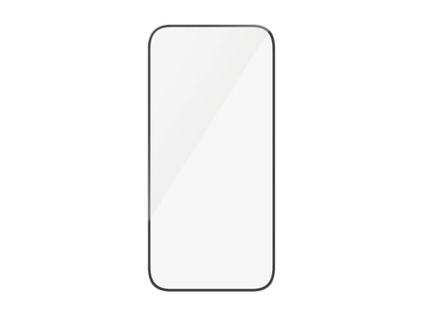 PanzerGlass - Skjermbeskyttelse for mobiltelefon - ultrabred passform - glass - rammefarge svart - for Apple iPhone 16 Plus