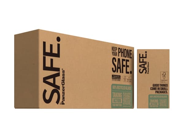 SAFE. by PanzerGlass - Skärmskydd för mobiltelefon - ultrabred passning - glas - 6.1" (paket om 50) - för Apple iPhone 16
