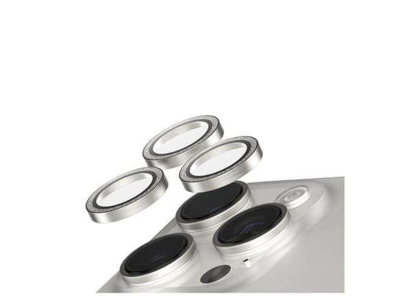 PanzerGlass SAFE. by ® Camera Lens Protector Glitter Silver iPhone 16 Pro | 16 Pro Max, Apple, Apple - iPhone 16 Pro, Apple - iPhone 16 Pro Max, Dry