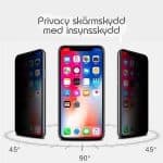 Phonet Härdat Glas Privacy Skärmskydd Samsung Galaxy S24 Plus