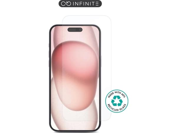 eSTUFF ES501424-10BULK, Apple, iPhone 16 Plus, Ridseresistentti, Splintfri, läpinäkyvä, 50 stk, 50 stk