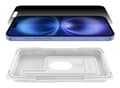 Miniatyrbilde 5 av 5: Belkin ScreenForce InvisiGlass - Skjermbeskyttelse for mobiltelefon - behandlet - glass - med personvernsfilter - for Apple iPhone 14 Pro Max, 15 Plu