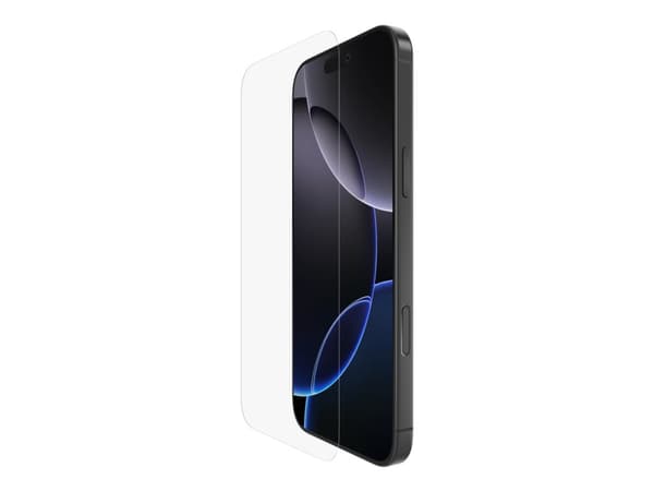 Belkin ScreenForce - Skjermbeskyttelse for mobiltelefon - glass - for Apple iPhone 16 Pro Max