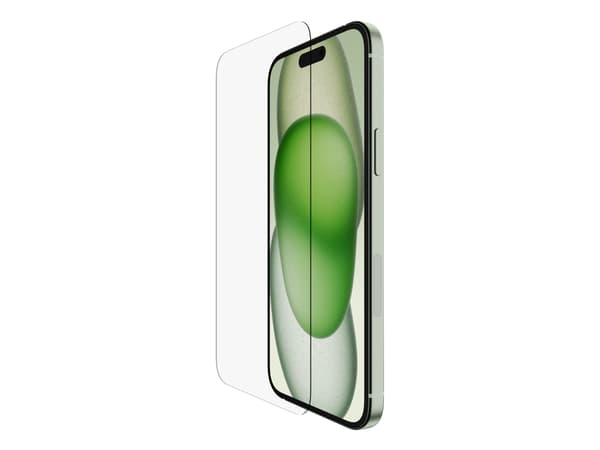 Belkin ScreenForce InvisiGlass - Skjermbeskyttelse for mobiltelefon - behandlet - glass - for Apple iPhone 14 Pro Max, 15 Plus, 16 Plus