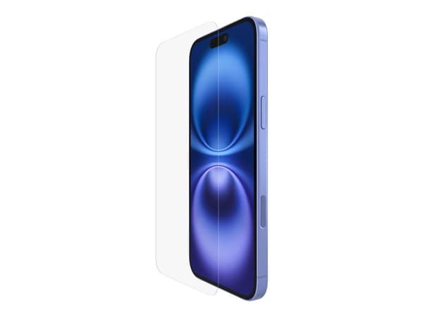Belkin ScreenForce InvisiGlass - Skjermbeskyttelse for mobiltelefon - behandlet - glass - for Apple iPhone 14 Pro Max, 15 Plus, 16 Plus