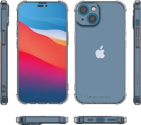 Wozinsky Wozinsky Wozinsky Anti Shock tapauksessa iPhone 14 Plus panssaroitu tapauksessa läpinäkyvästi