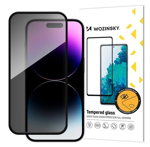 Skärmskydd Härdat Glas iPhone 16 PRO PRIVACY