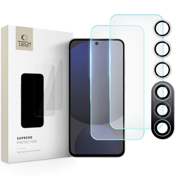 Tech-Protect Galaxy S24 FE Linsskydd Härdat Glas Supreme Set