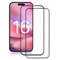 Miniatyrbilde 1 av 7: AMORUS til iPhone 16 Skjermbeskytter i Herdet Glass 2-Pakke