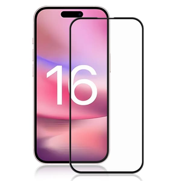 AMORUS till iPhone 16 Härdat glas skärmskydd