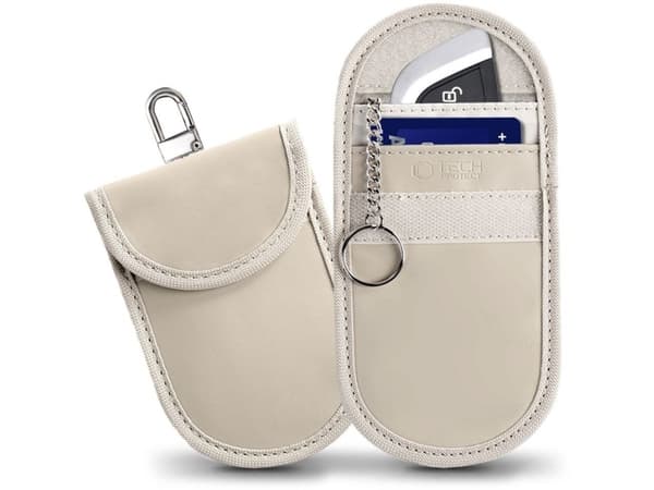 Tech-Protect bilnyckelfodral RFID Signal Blocker KLR100, beige