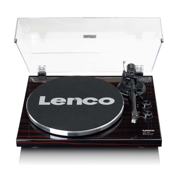 Lenco Levysoitin Bluetooth®-lähetyksellä tummanruskea