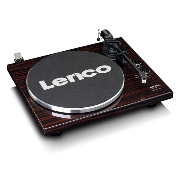 Lenco Levysoitin Bluetooth®-lähetyksellä tummanruskea
