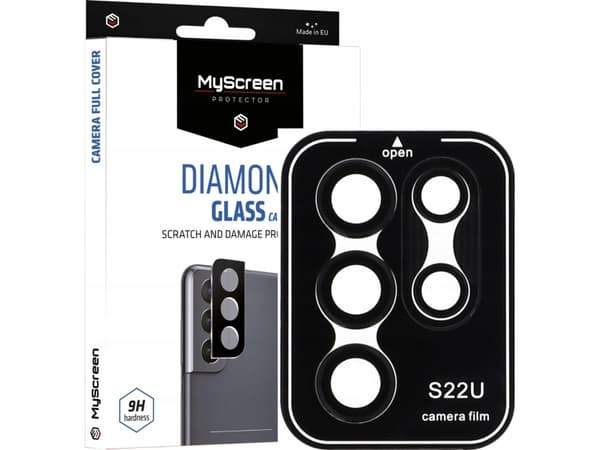 MyScreen Protector Samsung Galaxy S22 Ultra - Herdet glass på baksiden av kameraet MyScreen DIAMOND GLASS CAMERA FULDEKSEL