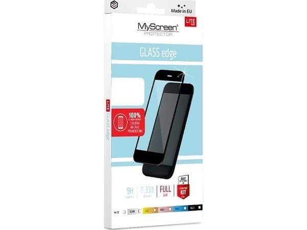 Samsung Galaxy A30 / A30s / A50 / A50s / M30 / A20 / M30s / M31 / M21 - Herdet glass på MyScreen L!TE GLASS-kant (blå ramme) (SPOT/deksel)