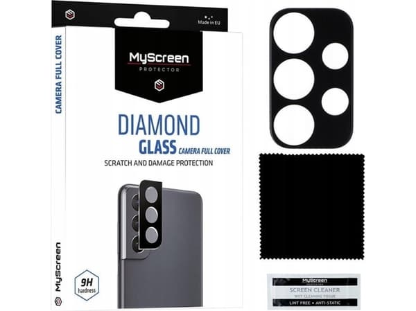 MyScreen Protector Samsung Galaxy A33/A53/A73 - MyScreen DIAMOND GLASS CAMERA FULL COVER karkaistua lasia kameran takana