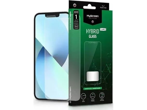 MyScreen Protector Apple iPhone 13 Pro Max 6.7" - Hybridilasi näytön litteälle osalle HYBRID GLASS LITE (HYBRIDILASI)