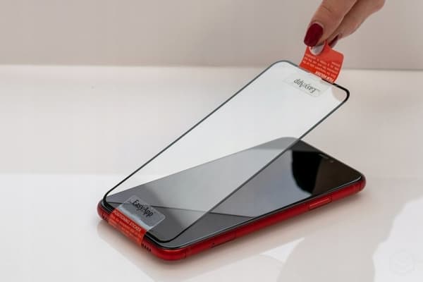 MyScreen-skydd Samsung Galaxy Xcover Pro - MyScreen DIAMOND GLASS edge FULL GLUE härdat glas med fullhäftande självhäftande yta (svart ram)