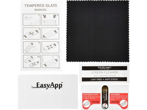 MyScreen Protector Samsung Galaxy A71 5G - Karkaistu lasi hieman pyöristetyille näytöille DIAMOND GLASS LITE edge FULL GLUE (täysi liima)