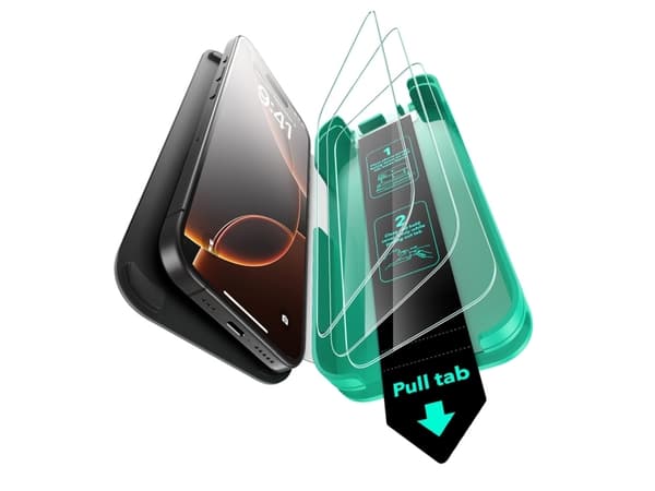 esr Armorite, Apple, iPhone 16 Pro Max, Slagtålig, Reptålig, Transparent, 3 styck