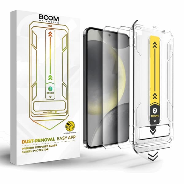 BOOM Galaxy S24 Plus Härdat Glas Skärmskydd - 2 Pack