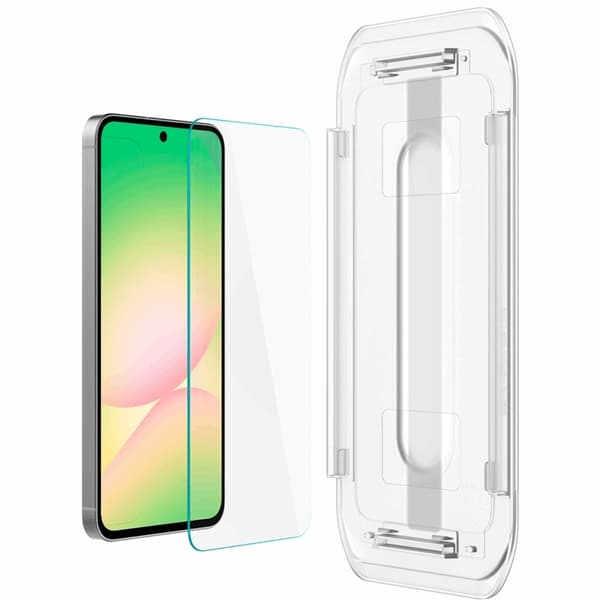 [2-Pack] Spigen Galaxy A56 5G/S24 FE Härdat glas Skärmskydd EZ-Fit