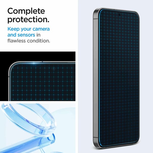 [2-Pack] Spigen Galaxy A56 5G/S24 FE Härdat glas Skärmskydd EZ-Fit