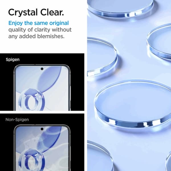 [2-Pack] Spigen Galaxy A56 5G/S24 FE Härdat glas Skärmskydd EZ-Fit