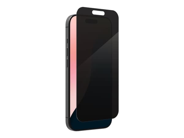 ZAGG InvisibleShield Glass Elite Privacy 360 - Skjermbeskyttelse for mobiltelefon - glass - med personvernsfilter - 4-veis - for Apple iPhone 16 Pro