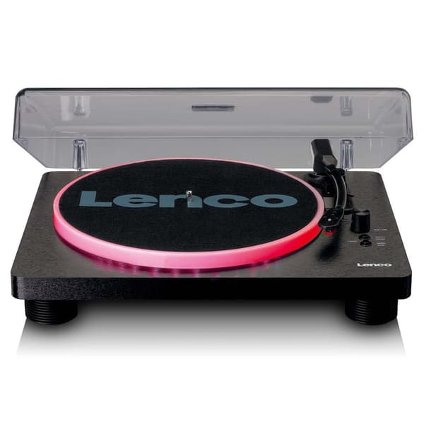 Lenco Platespiller med PC-koding, høyttalere og lys