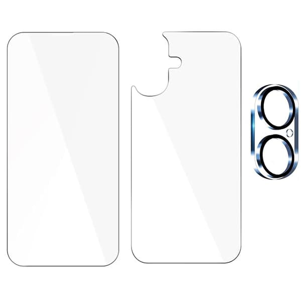 iPhone 16 Plus 3-in-1 Fram- & Baksida + Kameralinsskydd