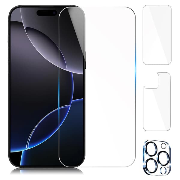 iPhone 16 PRO 3-in-1 Fram- & Baksida + Kameralinsskydd