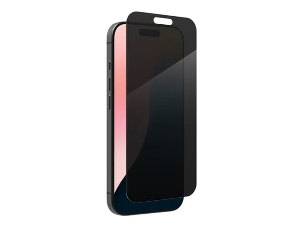 ZAGG InvisibleShield Glass Elite - Skjermbeskyttelse for mobiltelefon - antirefleks - glass - med personvernsfilter - 2-veis - for Apple iPhone 16 Pr