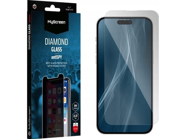 MyScreen Protector MS AntiSpy Diamond Glass iPhone 16 6.1" Szkło hartowane z aplikatorem