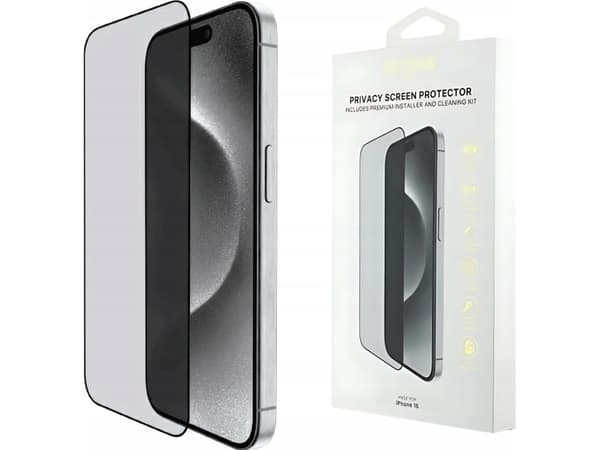 Guess GUTGP16LBOKGCIP iPhone 16 Pro 6.3" Screen Protector Privacy 2.5D Outline - Display Protection