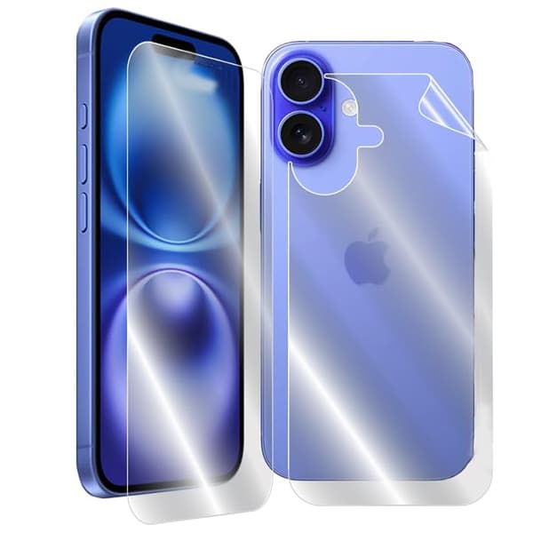 iPhone 16 Plus 1set Hydrogel Fram&Baksida Skärmskydd HD 0,2mm
