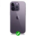 Miniatyrbild 4 av 11: Baksida Hydrogel Skärmskydd HD 0,2mm för iPhone 16 Pro