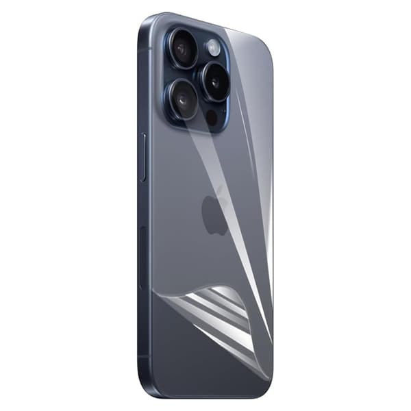 Baksida Hydrogel Skärmskydd HD 0,2mm för iPhone 16 Pro